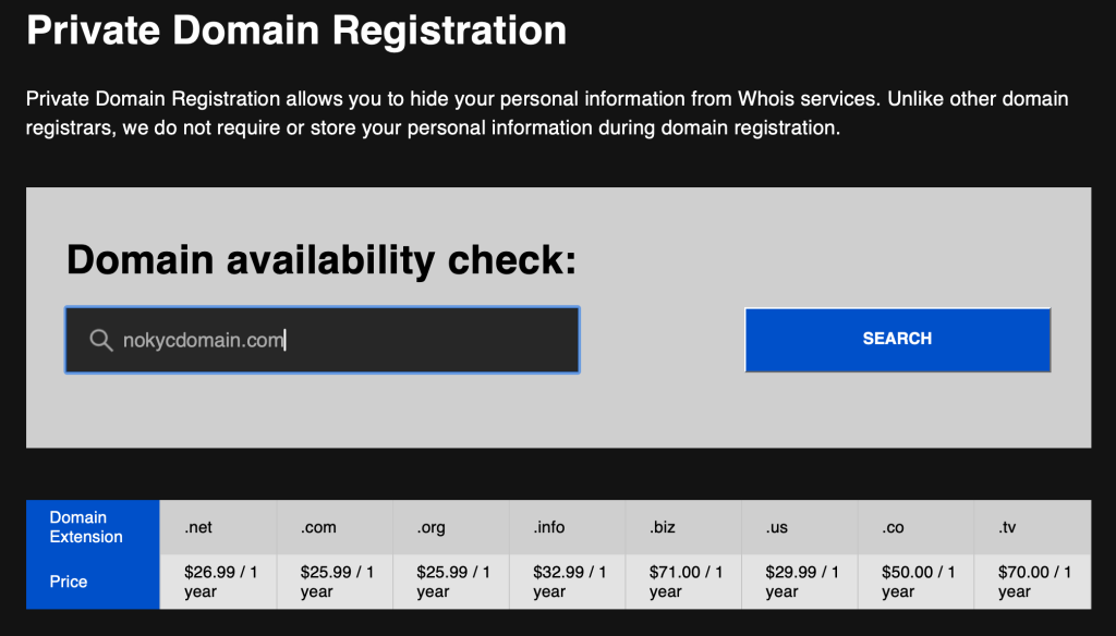 search-no-kyc-domain